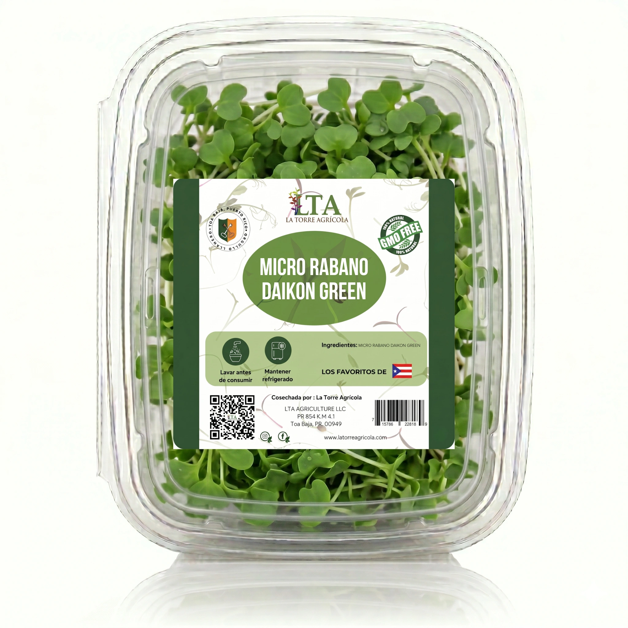 Micro Rábano (Daikon Green)